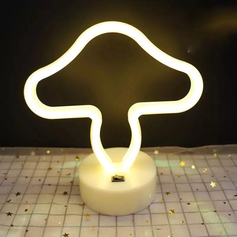neon lampe champignon