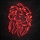 neon lion