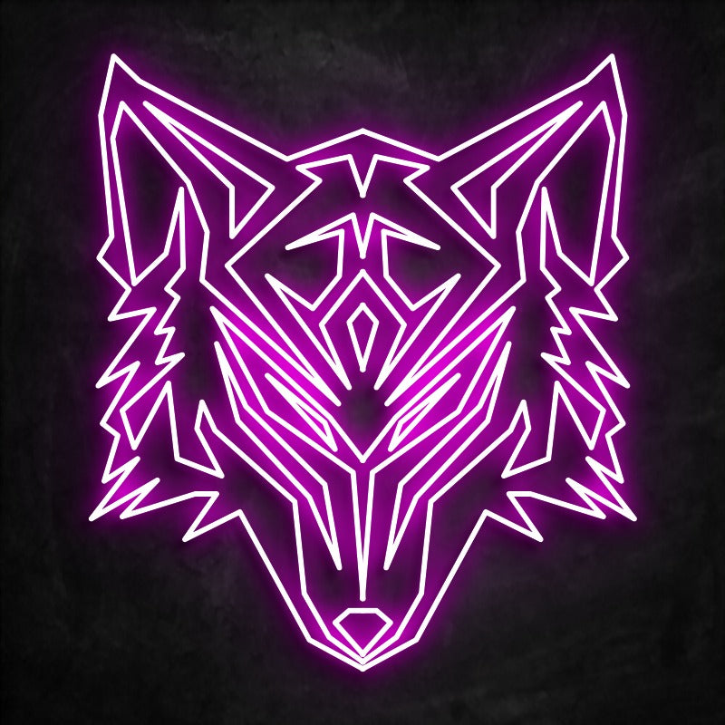 neon loup violet