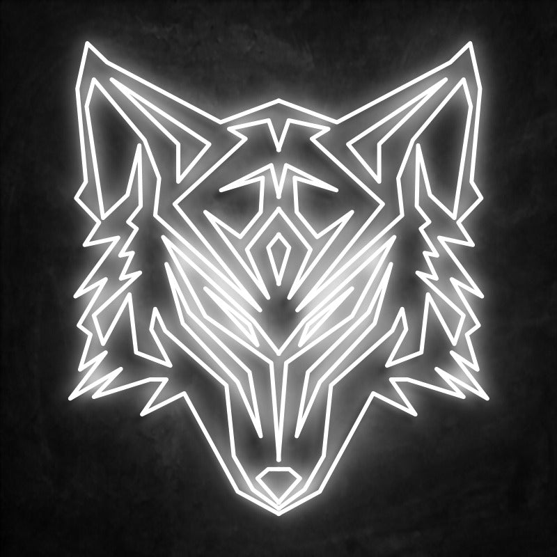 néon loup blanc
