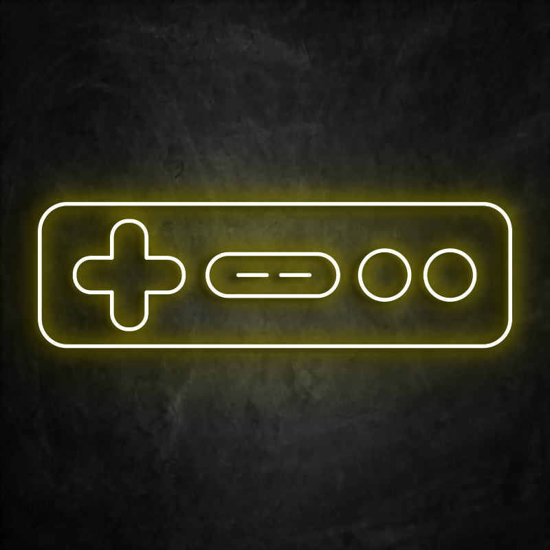 Néon manette nes jaune