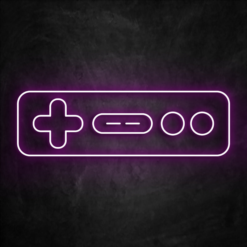 Néon manette nes violet