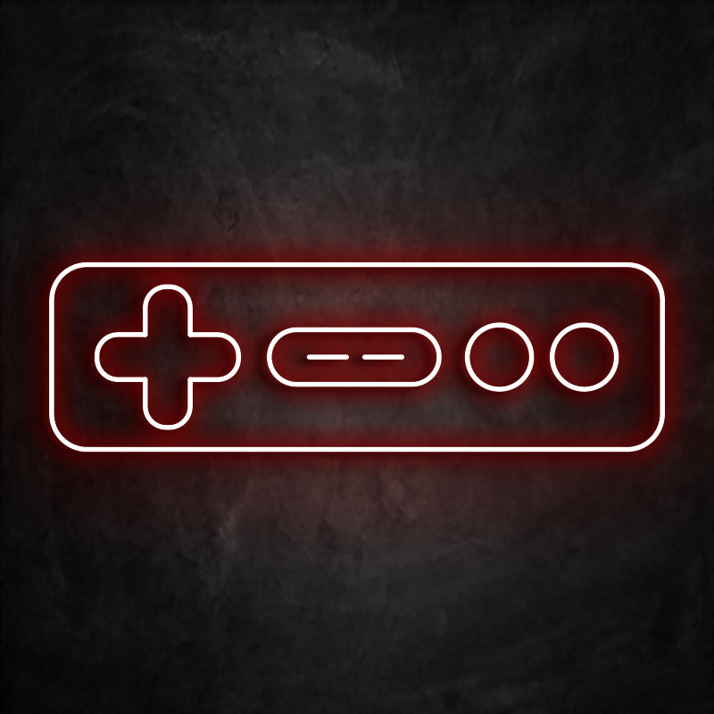 Néon manette nes rouge