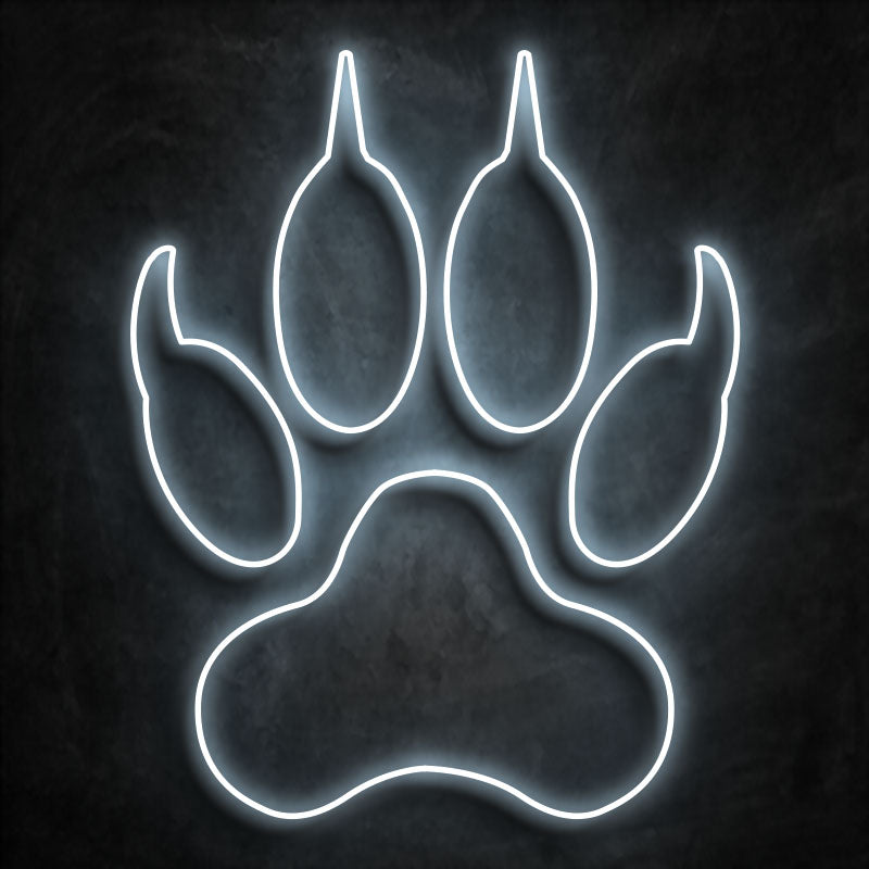 neon patte d'ours cold white