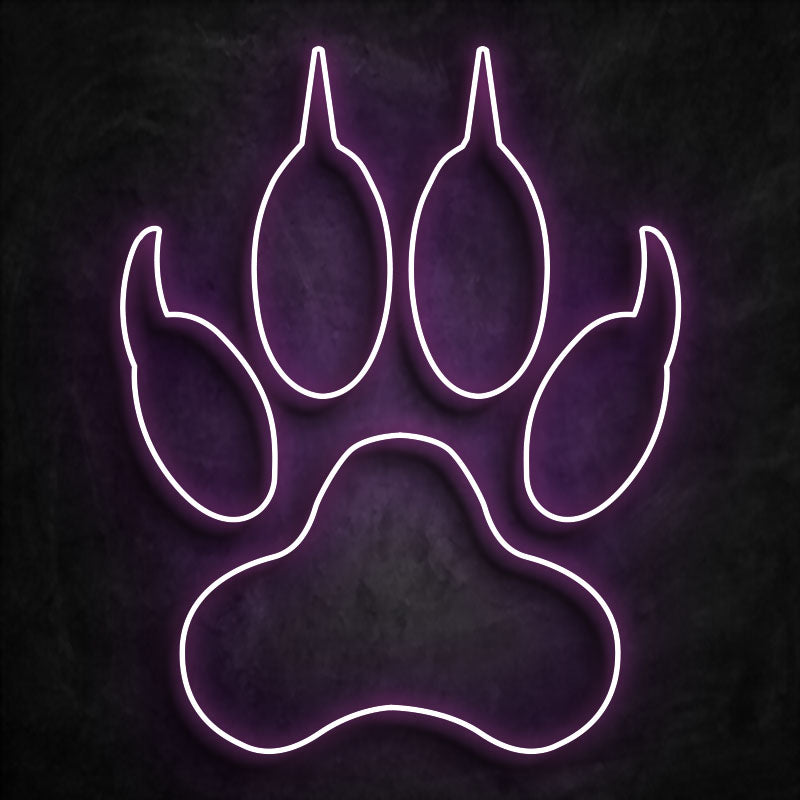 neon patte d'ours darkpink