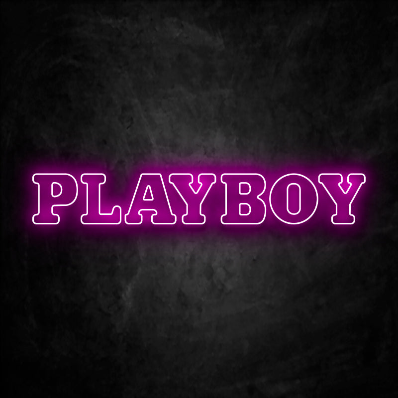 neon playboy titre rose