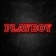 neon playboy titre rouge