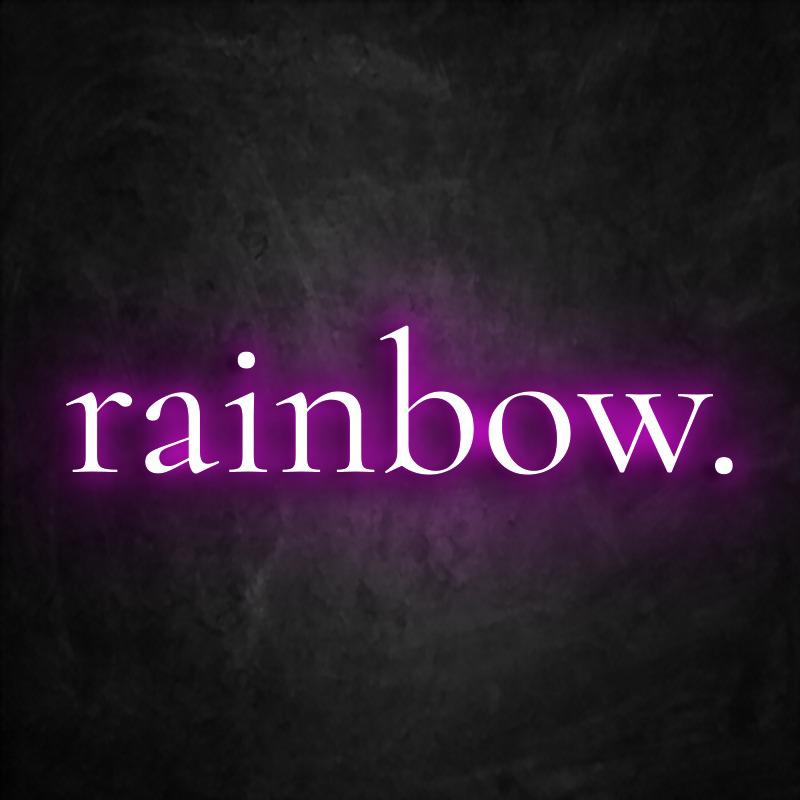 neon rainbow violet
