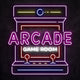 neon retro arcade