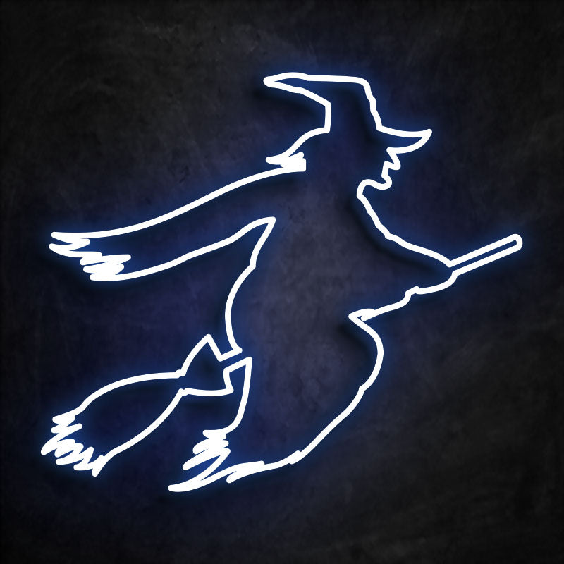 neon sorciere bleu