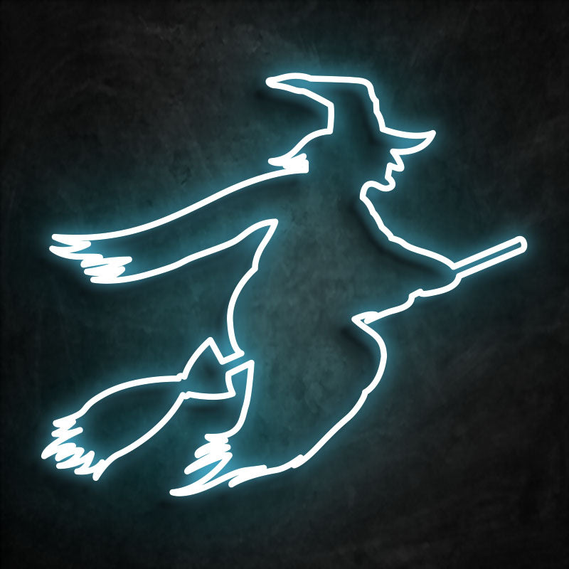 neon sorciere cyan