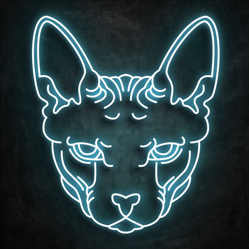 neon sphinx cyan