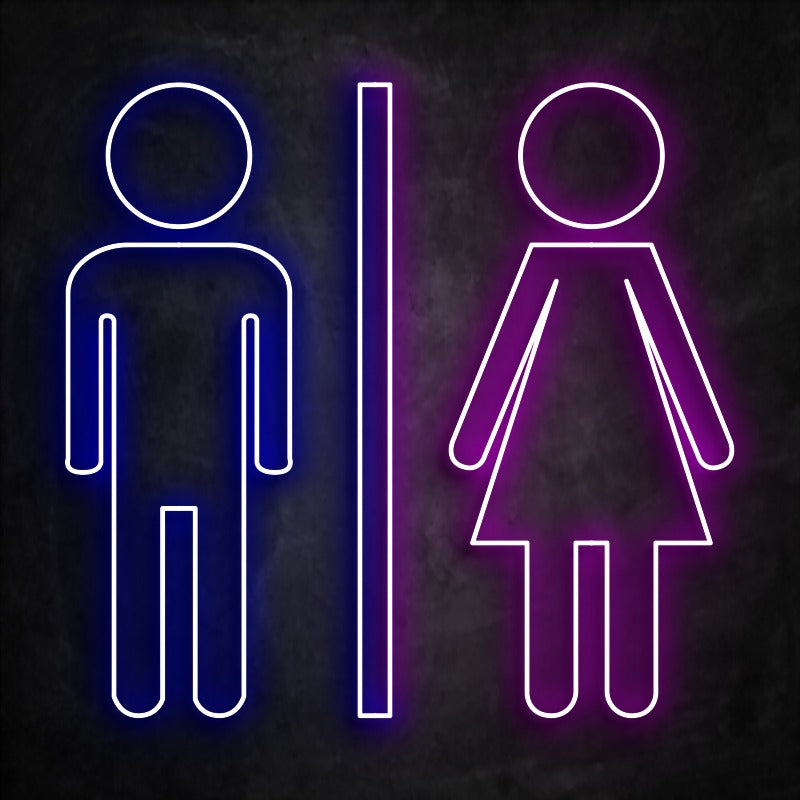 néon toilettes