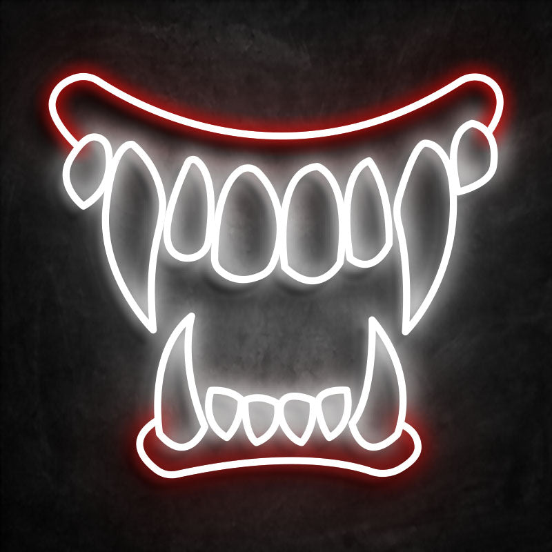 neon vampire dentier