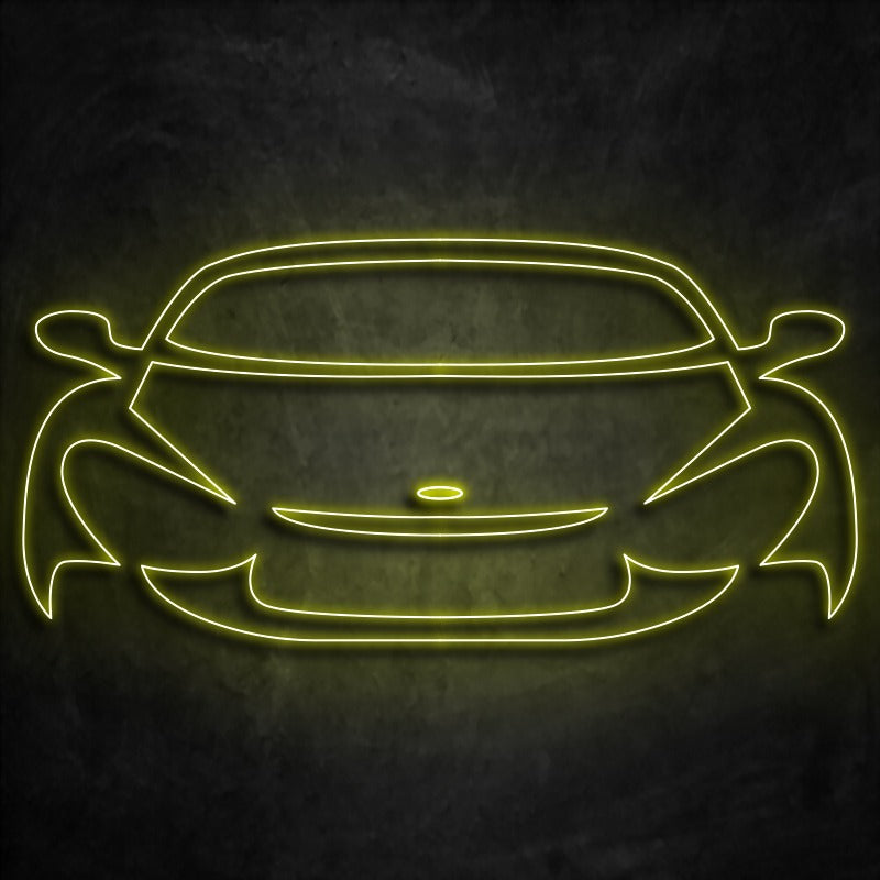 neon voiture jaune